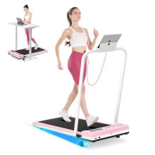 3 em 1 Esteira Dobrável com Inclinação 8% - Esteira Elétrica - Walking Pad 1-10 km/h - Motor 2,5 cv - Suporta até 130 kg