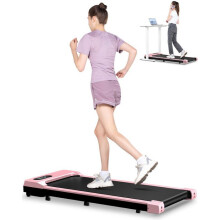 Tapis de Correr - DSKEUZEEW - Walking Pad - 1-8 km/h - 2.5HP - Controle Remoto LCD - Rosa