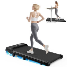 3 in 1 Loopband - Dskeuzeew Loopband met 7% helling - 1-8 km/h instelbaar - Oppervlak 38.5 x 94 cm - Zwart