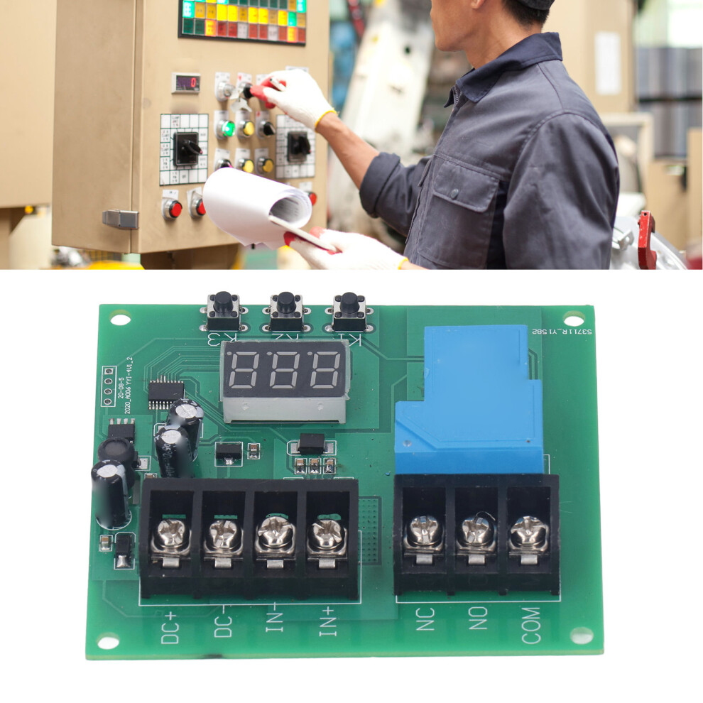 30A DC Current Sensor with Overcurrent Relay