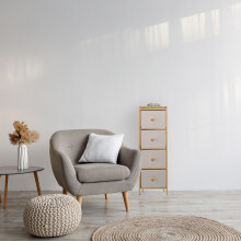 Schmale Kommode mit 4 Schubladen für Schlafzimmer, Flur, Wohnzimmer