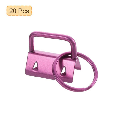 20PCS Key Fob Hardware with Keychain Rings for Bag Webbing, 1