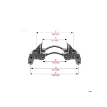 Suporte de suporte Knorr Mercedes Atego Actros Axor | K000026, 190108