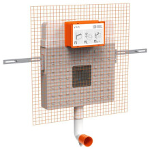 Depósito de cisterna empotrado 8 cm, aislado, para inodoros de pie y suspendidos, 3/6 lt VitrA 768-1740-01