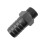 Mamelon hidráulico macho - R3/4" BSP - Conector reto roscado - Aço - Comp. 69,4 mm 1