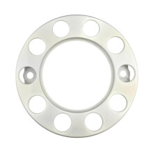 Embelezador de roda dianteira 22,5" branco MAN Mercedes Volvo Scania DAF Renault Iveco 10 furos universal