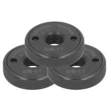 3pcs Quick Release Nut for Anlgle Grinder,5/8-11 Self Locking Flange Nuts Metal Lock Grinder Knurled Arbor Nut