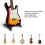 Foldable Guitar Stand - Adjustable, Holds 1 Guitar 6