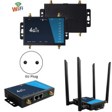 Router WiFi 4G Router Wireless WIFI a Banda Larga 4G di Livello Industriale Router 4G LTE CPE con Slot per Scheda SIM Antenna-Spina UE