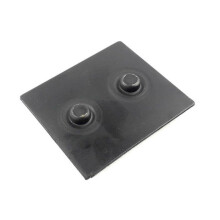 Amortiguador / soporte de resorte - MAN 81434006484 - A 88mm - B 105mm - h 13mm