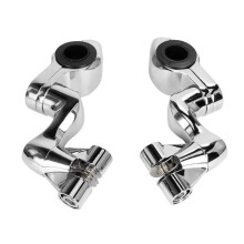 For -Davidson Modified Bar Guards 32mm Universal for Street Glide Road Bumper Rest Footrest Brackets Electroplated