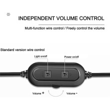 Computer Speakers,USB-Powered PC Gaming Speakers for Desktop Computer Laptop and Phone USB 3.5mm Aux Input Color Light B