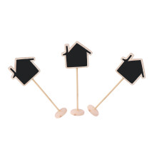10Stk Mini Blackboard Aus Holz Mit , Bunt Für Nachrichten