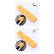 100Pcs Orange Nylon Cord Organizers for Cable and Wire Management