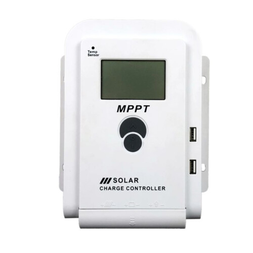 MPPT Solar Charge Controller 60A with LCD Display PV Solar Regulator 12V 24V Auto Controller Dual USB for Solar Panel 1