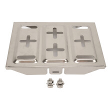 Adjustable Battery Tray Universal Fit Sturdy Metal Construction Battery Storage Holder With Hold Down Clamps Corrosion Resistant Easy To Install For