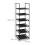 Narrow Shoe Rack with Fabric Shelves, Space-Saving Design 3