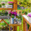 Papageien-Gartendekoration mit Befestigungsstab, PE-Material 2
