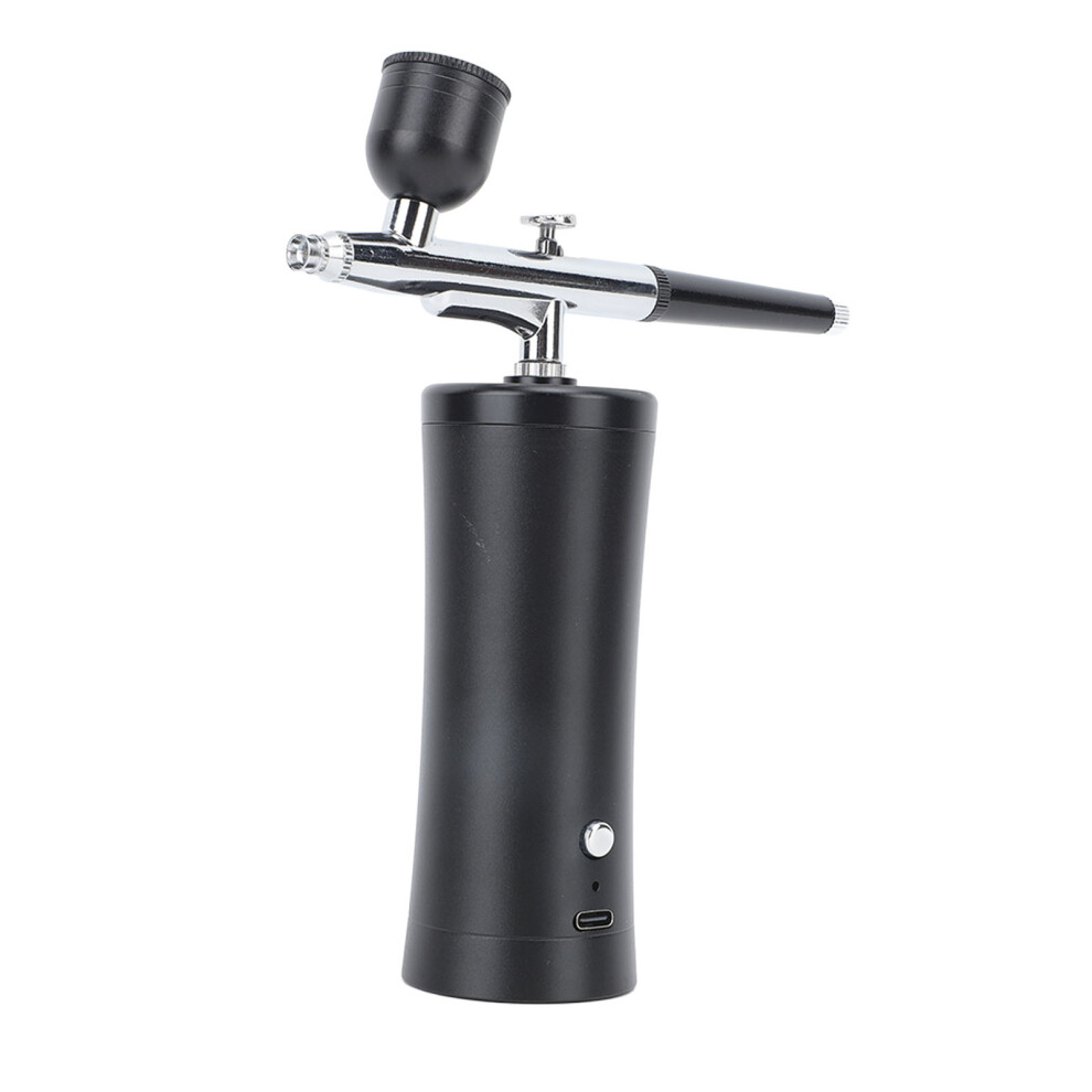 Black 30Psi Cordless Makeup & Nail Art Airbrush Set, Lithium 900Mah