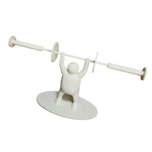 Taschentuchspender mit Gewichtheber-Motiv – Wohnaccessoire