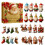 Calendrier de l'Avent de Noël en acrylique - 24 décorations 1