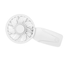 Kézi ventilátor, újratölthető, 600 mAh, 3 sebességes, hordozható