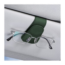 Leather Sunglasses Holder for Car Sun Visor Magnetic 1pc