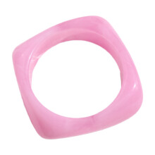 Buntes, geometrisches Armband aus Kunstharz für Damen, einteilig