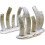 Scheletro di dinosauro ornamentale per acquario (2 pezzi) 1