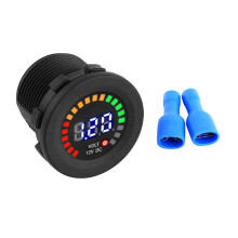 GUANGHUI DC 12V Universal Car Boat LED Digital Voltmeter Panel Volt Meter Monitor Gauge Display Car Accessories