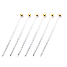 6Pcs Practical Cake Tester Skewer Needle Stainless Steels Cake Tester for Kitchen Home Bakery Tool Easy to Use