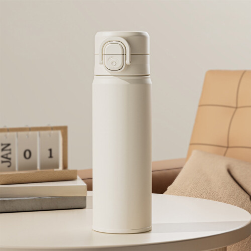Θερμομονωτικό μπουκάλι κενού αέρος 500ml από ανοξείδωτο ατσάλι με κύπελλο για καφέ,