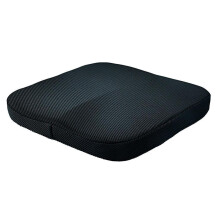 Coussin de siège en mousse à mémoire de forme pour fauteuil roulant, bureau et voiture 15,7'' x 15,7'' x 2,4''