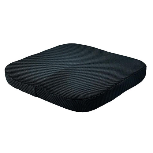 Cuscino in memory foam per sedia a rotelle, ufficio e auto, 40 x 40 x 6 cm.