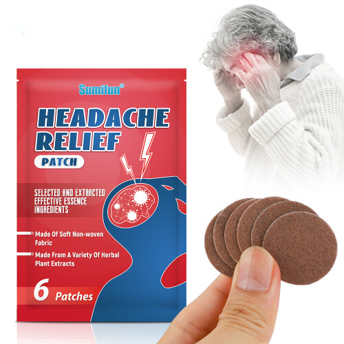 6pcs Herbal Headache Relief Stickers - Fast Acting 1