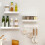 Wall Mounted Kitchen Shelf Small, Plastic, 350g 10