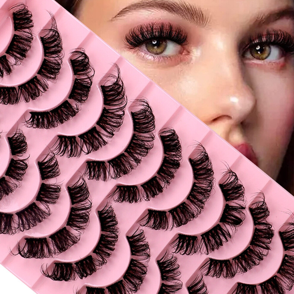 Reach-Tools (Dd05-14) 10 Pairs Russian Dd Curl Lashes - Bushy Eyelashes