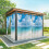 Cortinas externas Ocean Beach, 54x95 polegadas, impermeáveis, com ilhós. 1