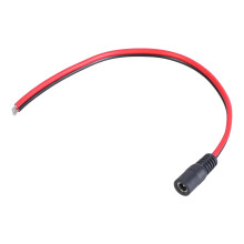 DC5.5x2.1mm naaraspuolinen virtakaapeli 14AWG