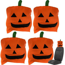 Tökös autó fejtámla huzatok4 darabos Halloween témájú