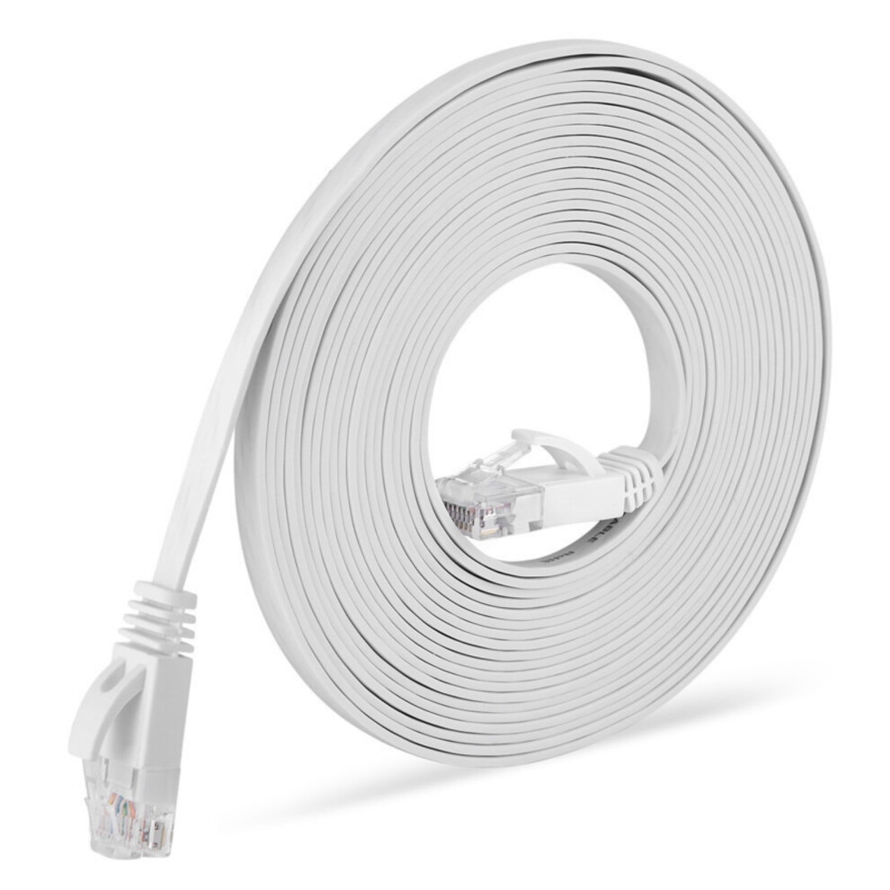 Cat6 Ethernet Cable Flat Internet Cable Networking Cable Rj45 250Mhz Patches Cable For Routers And Modem 9551475090542