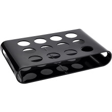 Soporte acrílico para copas de vino, bandeja de 12 copas y 4 cm de diámetro.