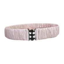 Cinturón elástico para suéter, abrigo acolchado o chaqueta rosa