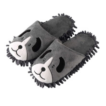 Winterslippers met fleecevoering en afneembare dweil (1 paar)