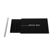 Royal Box deluxe snorting kit box Black for snuff