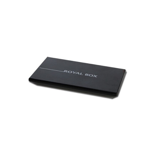 Royal Box deluxe snorting kit box Black for snuff 1