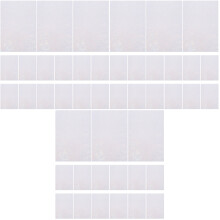 30Sheets White Pet DIY Holographic Self Adhesive Film Sticker Paper