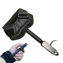 Black archery wrist strap with automatic release system