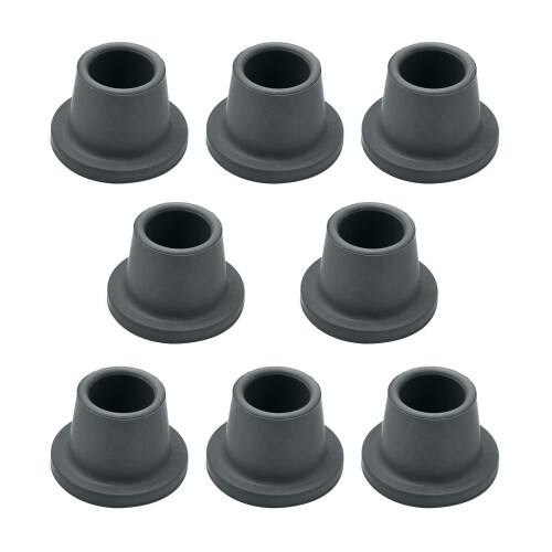Rubberen slangtips voor badstoel (8 stuks)