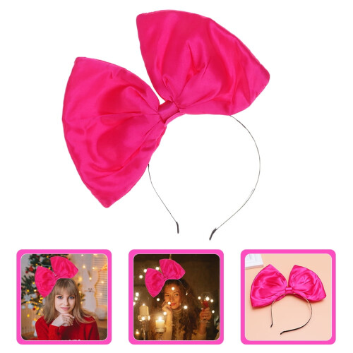 Håraccessoarer Rosett Satin Plommonfärg 1-pack